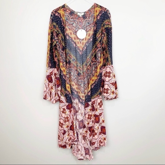 UMGEE  Piece Of My Heart Kimono/duster/cardigan - Picture 9 of 10